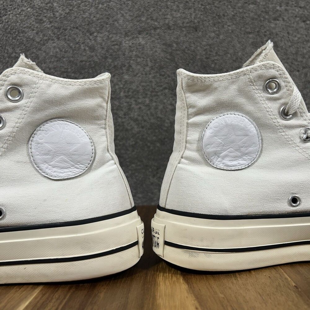 Converse All Star Hi Lift 171209C Women’s Size 7 White Platform Shoes Used - Picture 8 of 15